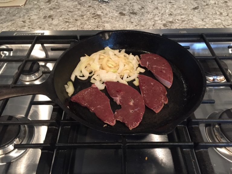Pan Fried Venison Liver and Onions Venison Thursday