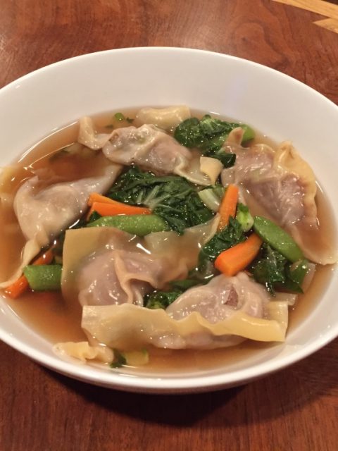 Venison Wonton Soup