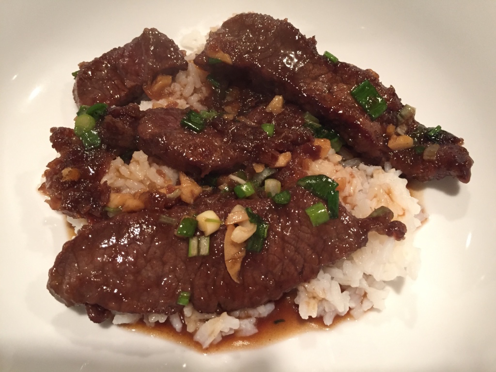 Mongolian Beef Style Venison
