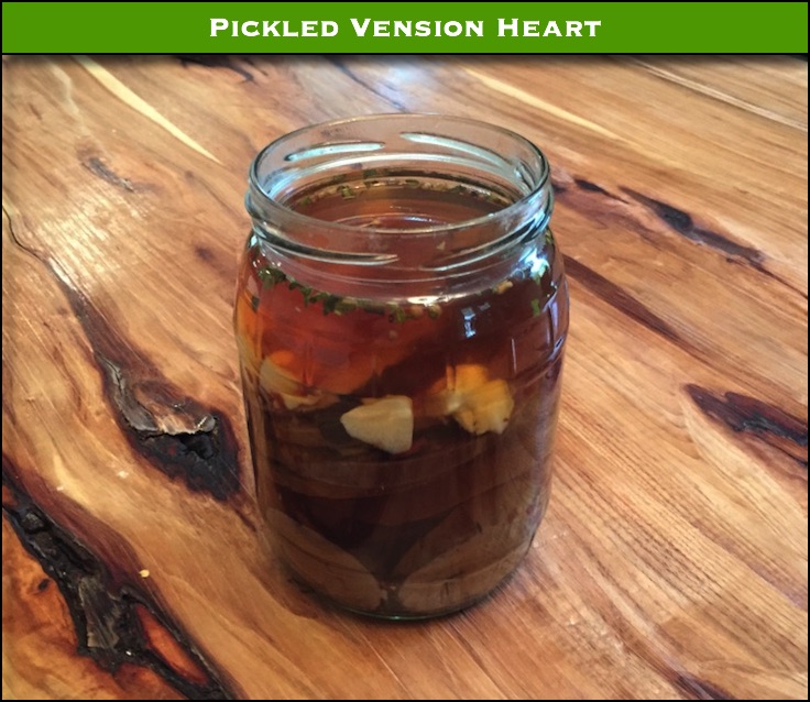 Pickled Venison Heart Venison Thursday